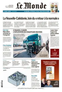 Le Monde du Jeudi 6 Juin 2024