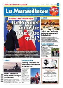 La Marseillaise Hebdo Occitanie - 13 Décembre 2024