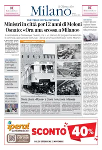 il Giornale Milano - 26 Ottobre 2024