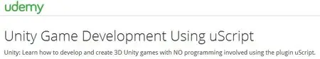 Unity Game Development Using uScript