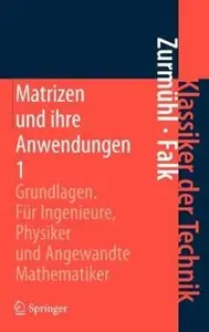 Matrizen und ihre Anwendungen 1: Grundlagen Für Ingenieure, Physiker und Angewandte Mathematiker (Auflage: 7)