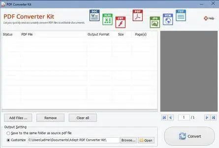 Adept PDF Converter Kit 4.00