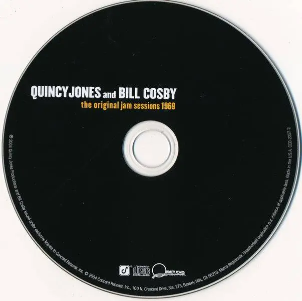 Quincy Jones And Bill Cosby The Original Jam Session 1969 2004