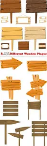 Vectors - Different Wooden Plaque