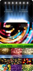 Stock Photo - Lights Sparkled Big Collection