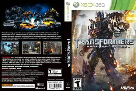 Transformers 3: Dark of The Moon (2011) [Xbox360]