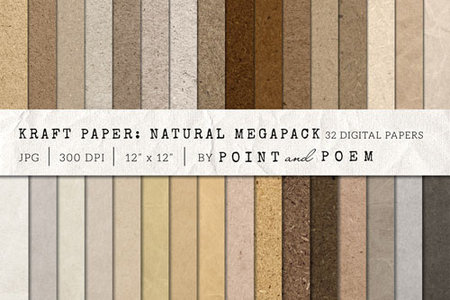 Creativemarket - Kraft Paper Texture Pack - Neutral