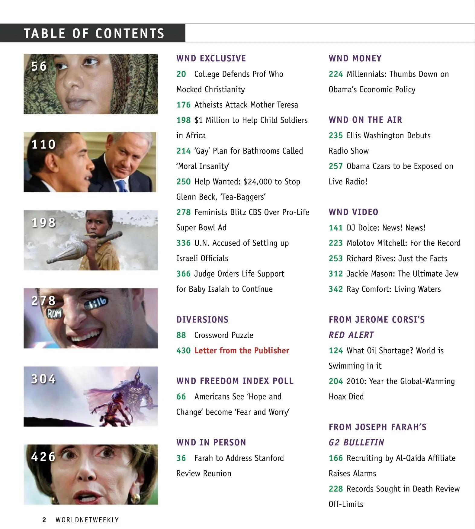 WorldNetWeekly - No.4 (23-29 January 2010)