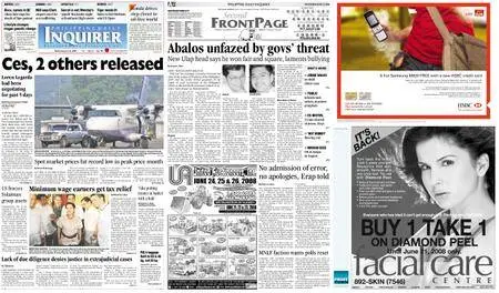 Philippine Daily Inquirer – June 18, 2008