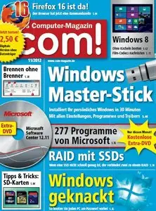 COM Das Computermagazin November No 11 2012