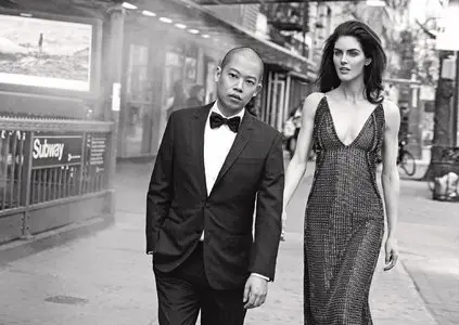 Hilary Rhoda and Jason Wu by Will Davidson for Harper’s Bazaar June/July 2015