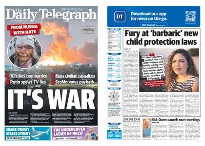 The Daily Telegraph (Sydney) – February 25, 2022