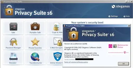 Steganos Privacy Suite 16.1.1 Revision 11290 Multilangual