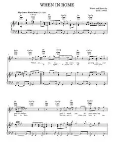When In Rome - Billy Joel (Piano-Vocal-Guitar)