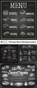 Vectors - Vintage Menu Backgrounds 6