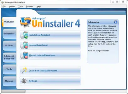 Ashampoo UnInstaller 4.30 DC 05.07.2012 Multilanguage Portable