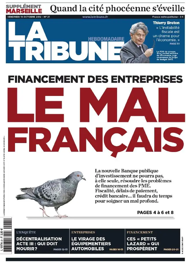La Tribune Hebdomadaire 21 - 19 au 25 Octobre 2012