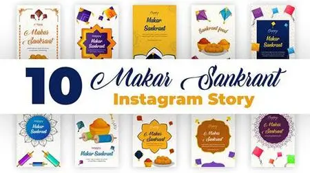 Makar Sankarti Instagram Story Pack 35415879