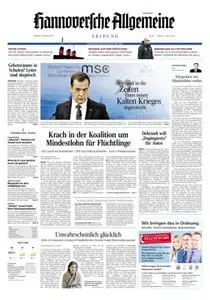 Hannoversche Allgemeine Zeitung - 15.02.2016
