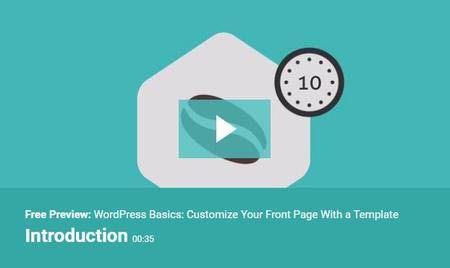 WordPress Basics: Customize Your Front Page With a Template