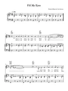 Fill My Eyes - Cat Stevens (Piano-Vocal-Guitar (Piano Accompaniment))