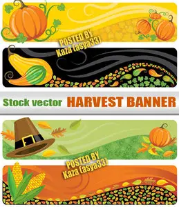 Harvest banners