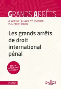 Les grands arrêts de droit international pénal, 2e éd. -  Collectif