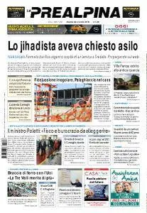 La Prealpina - 28 Ottobre 2016
