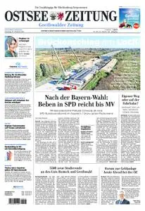 Ostsee Zeitung Greifswalder Zeitung - 16. Oktober 2018