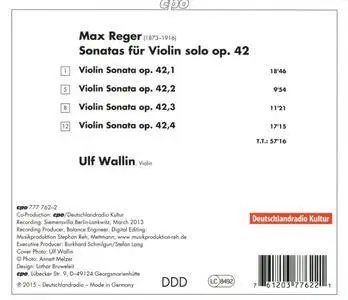 Ulf Wallin - Reger Violin Sonatas, Op. 42 (2016)