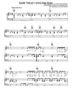 Now that i found you - Carly Rae Jepsen (Piano-Vocal-Guitar)