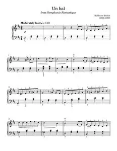 Un Bal - Hector Berlioz (Easy Piano)