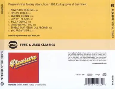 Pleasure - Special Things (1980) [2013, Remastered Reissue]