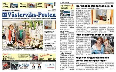 Västerviks-Posten – 20 oktober 2017