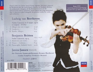 Beethoven, Britten - Violin Concertos - Janine Jansen (2009)