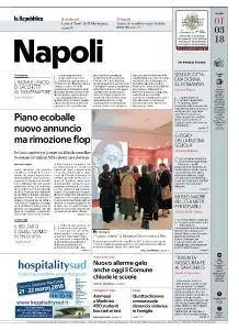 la Repubblica Napoli - 1 Marzo 2018