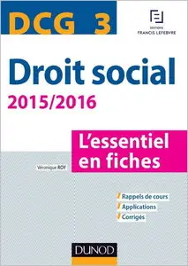 DCG 3 - Droit social 2015/2016 - L'essentiel en fiches