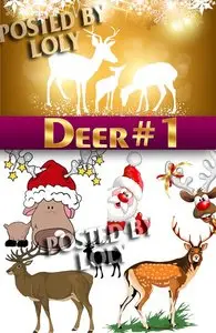 Fabulous Deer #1 - Stock Vector