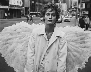 Amber Valletta by Peter Lindbergh for Harper's Bazaar December 1993