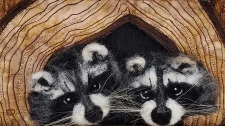 Double Trouble: Mixed Media Raccoons