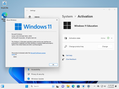 Windows 11 AIO 16in1 22H2 Build 22621.1992 (No TPM Required) Office 2021 Pro Plus Multilingual Preactivated