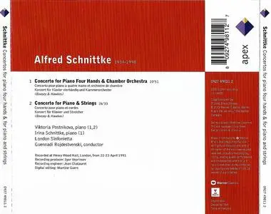Irina Schnittke, Viktoria Postnikova, Guennadi Rozhdestvensky - Alfred Schnittke: Concertos for Piano Four Hands (2003)