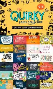 The Quirky Fonts Collection 3524116