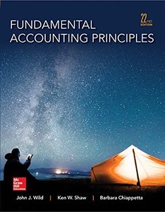 Fundamental Accounting Principles (22nd Edition)