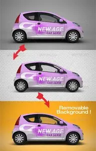 GraphicRiver Mock-up for Car Branding 2