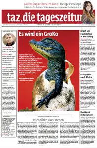 Tageszeitung TAZ vom 27 November 2013