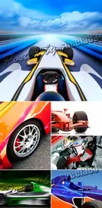 Stock Photo - Car Racing