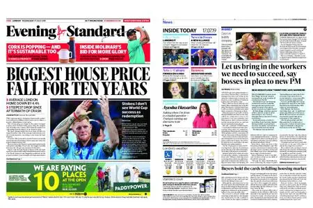 London Evening Standard – July 17, 2019