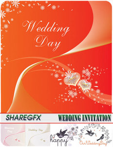 Stock Vector - Wedding invitation