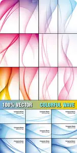 Stock Vector - Colorful Wave